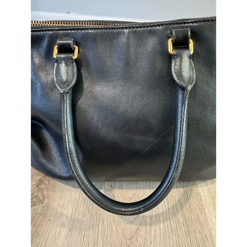 Marc by Marc Jacobs Goodbye Columbus Black Leather Satchel